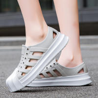 Agujero zapatos pareja ocio al aire libre versión coreana playa transpirable antideslizante suela suave hueco sandalias lluviosas - details 29