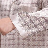 Pijama de Diseñador para Hombres Conjunto de Dormir de Seda de Hielo Delgado - details 20