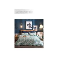 OSVINO Juego de Funda Nórdica Hotel Blanco con Azul 220x240 cm con 2 Fundas de Almohada 50x75 cm Fundas para Edredón Listadas Microfibra Moderna - details 4