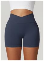 Pantalones cortos de Yoga sin costuras para mujer, ropa deportiva para Fitness, levantamiento de glúteos, gimnasio, correr - details 25