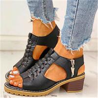 mujeres verano tacones altos sandalias zapatos - details 4
