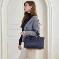 Nuevo bolso Casual de gran capacidad para mujer, bolso de hombro cruzado de cuero suave sencillo que combina con todo - details 11