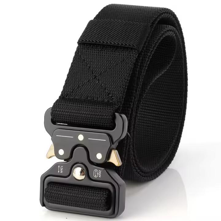 Cinturón de Nailon de Lona para hombre, cinturón táctico multitifción de gran tamaño, 150, 170cm, para Caza al Aire Libre, Combate y supervivencia - 1