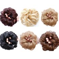Extensiones de cabello para mujer, peluca Retro para Cosplay, peluca para discoteca y Bar, coleteros sintéticos, moño de pelo desordenado, piezas de cabello postizas - details 9