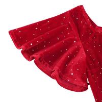 Elegante Vestido de Verano para Mujer Ouwu Color Sólido, Manga Corta, Cuello Cuadrado, Estilo Midi, Moda de los 50s-60s - details 3