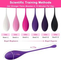 Leten Smart Ball mancuernas vaginales de silicona completa vagina apretar Kegel juego de bolas de ejercicio para mujer señora - details 3