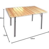 Mesa Plegable Doble Alerce 120x80 cm - details 11