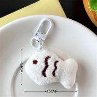 Nuevo lindo gatito pez muñeco de peluche regalo creativo llavero colgante llavero colgante - details 2