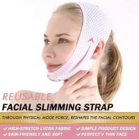 Banda en V transpirable, mascarilla adelgazante V-Line, reduce la silueta, doble Reu V5U8 - details 9