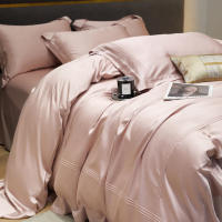 Juego de Ropa de Cama de Algodón Tencel 100% Premium Color Sólido, Tamaño de Cama Rey/Reina, Fibra de Planta Natural - details 6