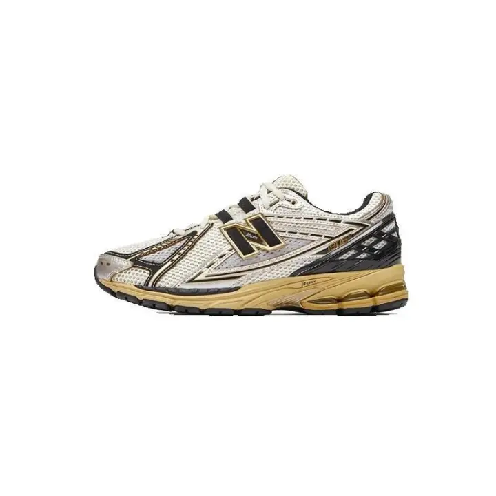 Auténticas NUEVAS NB 1906R Dorado Oscuro Amarillo / Gris Negro Zapatillas Deportivas Zapatos de Trabajo para Hombre y Mujer - 1