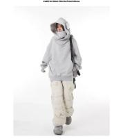 Sudadera con Capucha de Ninja de Olla de Tortuga de Otoño Sudadera de Vellón de Estilo Vintage para Hombres Ropa de Calle Japonesa Hip Hop de Moda Grande - details 0
