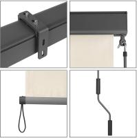 Toldo Vertical retráctil para balcón, pantalla de privacidad con manivela Manual, resistente al viento y a los rayos UV - details 7