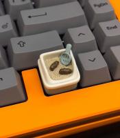 Capuchones Personalizados Para Teclas De Heces De Gato, Capuchones Artesanales Anime Con Diseño Adorable De Gato, Capuchones Lúdicos Con Puntos De Interés Para Teclados Mecánicos, Accesorios Gaming. - details 0