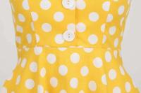 2025 nuevo Hepburn verano Vintage lunares mujeres Halter elegante fiesta 50s 60s Rockabilly Pin Up túnica Swing vestido de cola - details 19