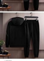 Ropa deportiva para hombre, traje informal con capucha, cárdigan para correr, conjunto de 2 piezas, Otoño e Invierno - details 23