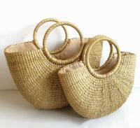 Ideas de nuevos productos, bolsos de mano para mujer, multifunción, ecológicos, tejidos de paja, a la moda, para playa y balneario - details 5