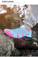 Zapatos de Senderismo Transpirables Ligeros para Mujer Pisa Firme en la Montaña con Crampones Antideslizantes - details 14