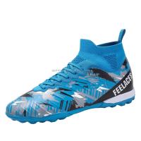 Diseño de calzado de fútbol para hombre, calzado deportivo de cuero para césped, pelota de entrenamiento - details 0
