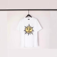 Camiseta de manga corta versátil y holgada informal para hombre y mujer con estampado divertido de letras - details 2