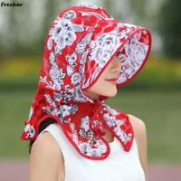 Gorra de Sol con Borla Ancha Protección UV para Mujeres Gorra de Playa Floral - details 0