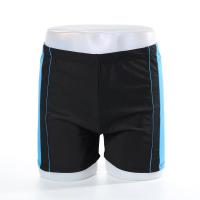 Pantalones cortos de playa holgados para hombre, bañadores térmicos simples negros de gran tamaño con ángulo plano, ropa deportiva informal, ropa de playa - details 2