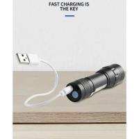 Linterna Portátil Mini COB+XPE Luz de Exploración para Acampar al Aire Libre, Pescar de Noche, Detectar Cuevas Impermeable, Carga USB, Aluminio - details 3