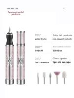 Pulidor De Uñas Pequeño Pulidor Eléctrico Gris Uñas Gruesas Herramientas Piel Muerta Pulidor Quitar Uñas - details 8