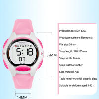Reloj despertador deportivo con luz nocturna resistente al agua - details 6