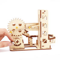 Rompecabezas de madera 3D, kits de construcción de modelos DIY para adultos y adolescentes con rompecabezas mecánicos, rompecabezas de modelo de bola rodante orbital - details 2