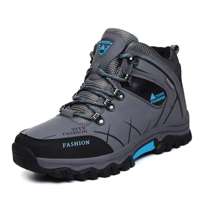 Zapatos de senderismo impermeables para hombre, zapatillas de senderismo ligeras para caminar al aire libre, senderismo y rastreo - 1