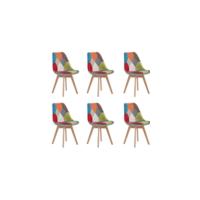 Silla de Comedor Nórdica Moderna Accesible, Descuento en Venta, Patas de Madera Sólida, Cojín Retráctil, Cómodo y Duradero, Fácil de Limpiar, Varios Colores Disponibles - details 12