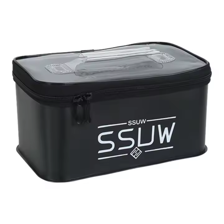Caja de herramientas de pesca de 3L/5L/7L, almacenamiento de cebo vivo, bolsas de pesca EVA de gran capacidad, contenedor de agua de pesca grueso impermeable - 1