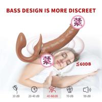 Vibrador Telescópico Doble Cabeza Dispositivo de Placer Sensual para Mujeres - details 5