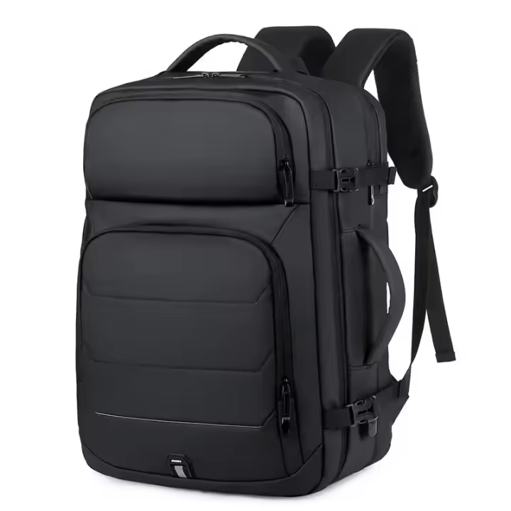 Mochila de gran capacidad expandible para hombre, bolsa para portátil de 17 pulgadas, multifunción, impermeable, ideal para viaje de negocios, novedad, 40L - 1