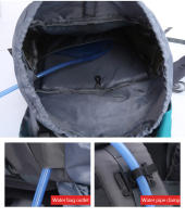 Mochila de Montañismo para Acampar y Senderismo de 65L con Cubierta de Lluvia Bolsa Grande para Hombros de Hombre Material de Nylon Capacidad Ajustable Ideal para Deportes al Aire Libre - details 9