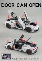 Gran 1/22 Maserati MC20 deporte aleación Diecast Metal escala colección vehículo modelo sonido juguete regalo para el coche para niños - details 6