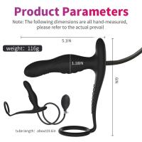 Leten Iatable consolador Anal Plug anillos de silicona suave para productos para adultos mujeres hombres parejas dilatador de trasero expansor juguetes sexuales caliente - details 18