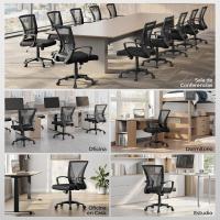 Silla de Oficina Regulable en Altura Multicolor de Malla con Función de Mecedora - details 3
