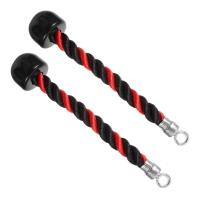 Cuerda de tracción para Fitness de un solo mango, cuerda de tracción multifuncional para tríceps, equipo de gimnasio estable para ejercicio - details 15