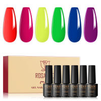 ROSALIND-Kit de esmalte de Gel para uñas, semipermanente UV Led, serie rosa, 7ml - details 3
