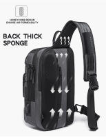 Bolso de hombro tipo bandolera antirrobo multifuncional para hombre, resistente al agua, bolso de pecho corto - details 7