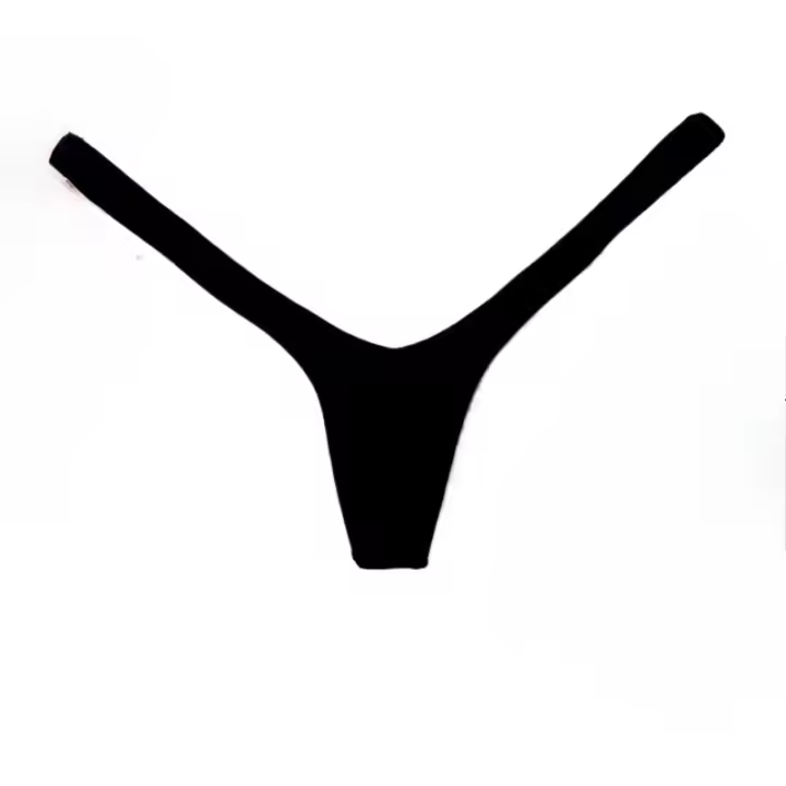 2/4 Uds nuevo Tanga con escote en V profundo línea transpirable para mujer Mini bragas sexis de cintura caliente tangas inferiores de Bikini bragas femeninas ropa interior de mujer - 1