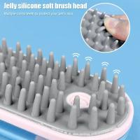 Cepillo de Baño para Mascotas Cepillo de Masaje Relajante para Perros Limpieza Suave para Piel Sensible Suministros para Mascotas - details 2