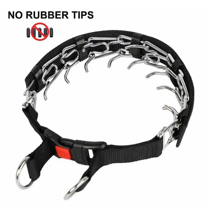 Collar with tip para Perro, accesorio estable de Maple inoxidable, sin neumáticos, cubierta de Nailon Con, para hacer Perros grandes - 1