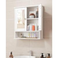 Armario Suelo de Baño, Mueble de Baño con Estantes Ajustables, Mueble de Almacenaje con Cajones y Doble Puerta, Mueble Lateral Multifuncional para Cocina (Gris) - details 12