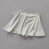 Falda corta deportiva de yoga para mujer, pantalones de falda de tenis de bádminton con bolsillos interiores y correas con abertura lateral - details 5