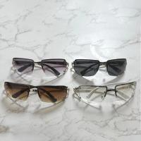Gafas de Sol de Lujo Y2K Diseño Retro para Mujer Ideal para Acampar, Ciclismo, Pesca Sin Marco - details 5