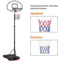 Baloncesto para Exteriores/Interiores Altura Ajustable 73 x 73,5 x (196-251) cm Tableros de Baloncesto con Ruedas para Niños y Adultos - details 3