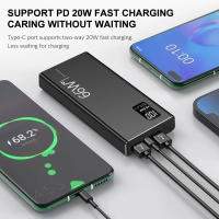 Banco de energía de 40000 mAh 66W, carga rápida, banco de energía portátil para exteriores, con indicador de batería LED - details 2